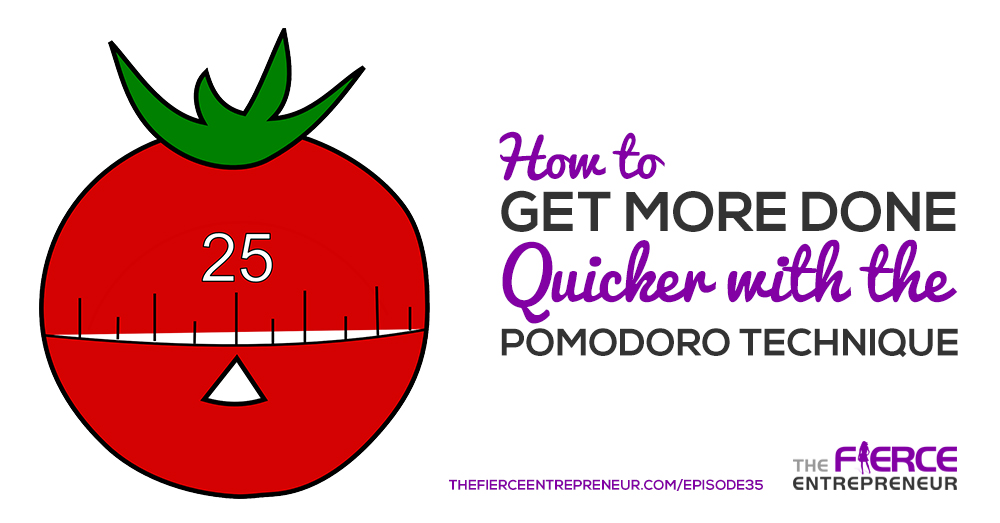 #035 – How to Get More Done Quicker With the Pomodoro Technique